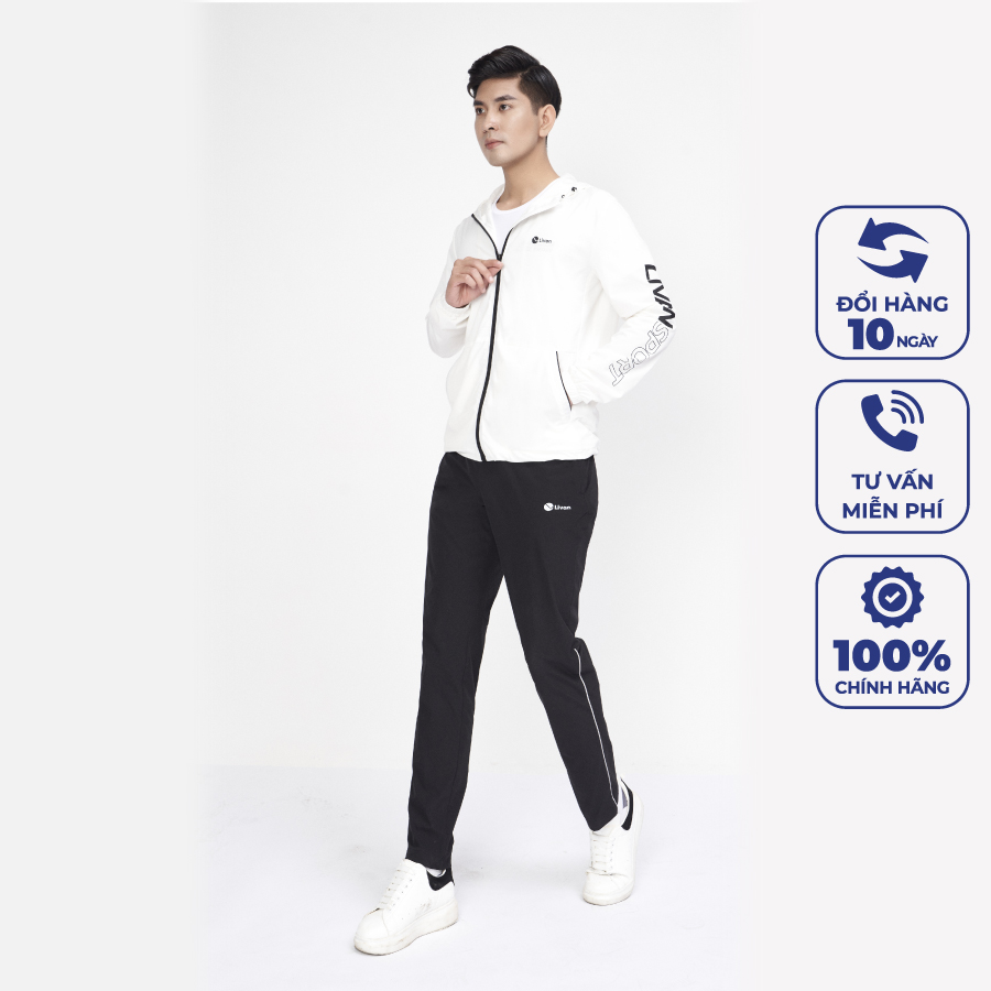 Áo Khoác Nam Livan Active 1 Lớp Co Giãn Thoải Mái Vận Động