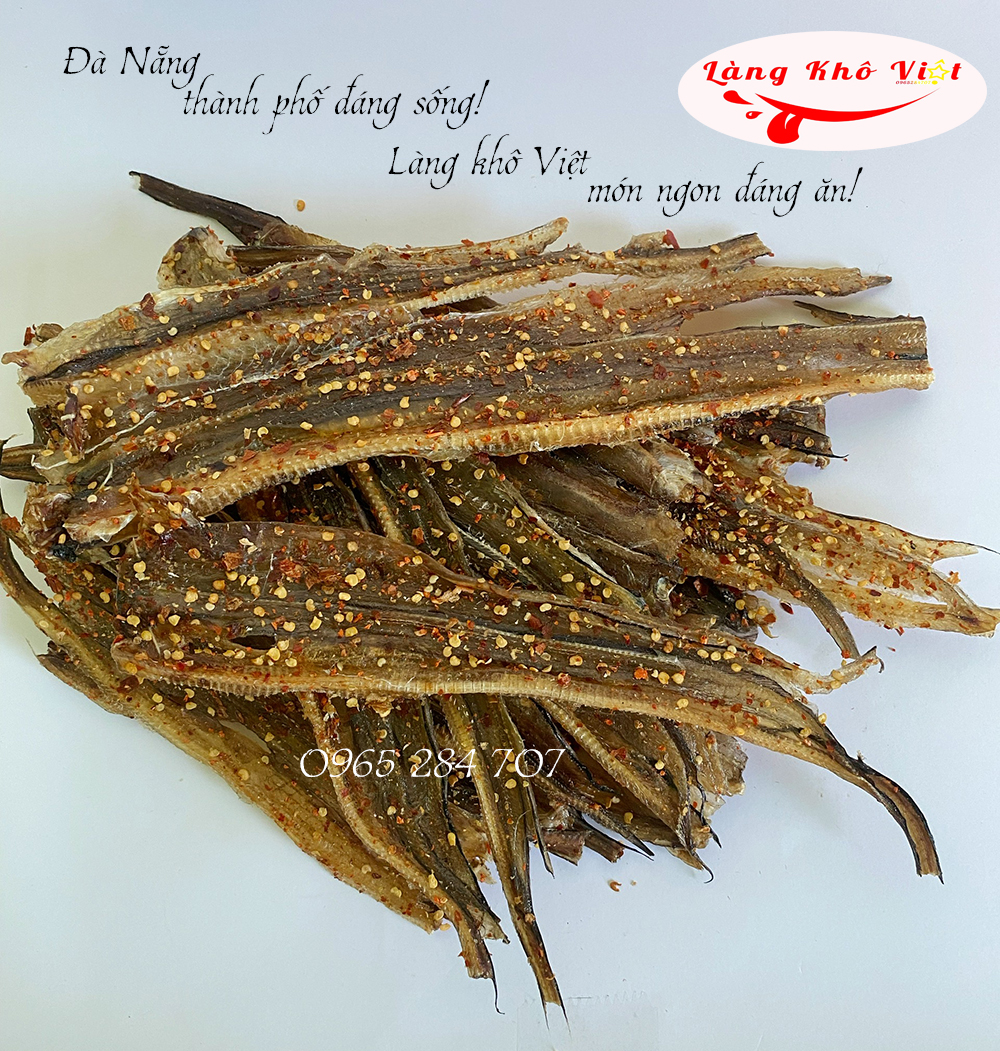 CÁ ĐÉT TẨM GIA VỊ- ĐẶC SẢN ĐÀ NẴNG-vị thơm ngọt tự nhiên,thích hợp làm mồi nhậu , phân phối bởi Làng Khô Việt gói 500gram