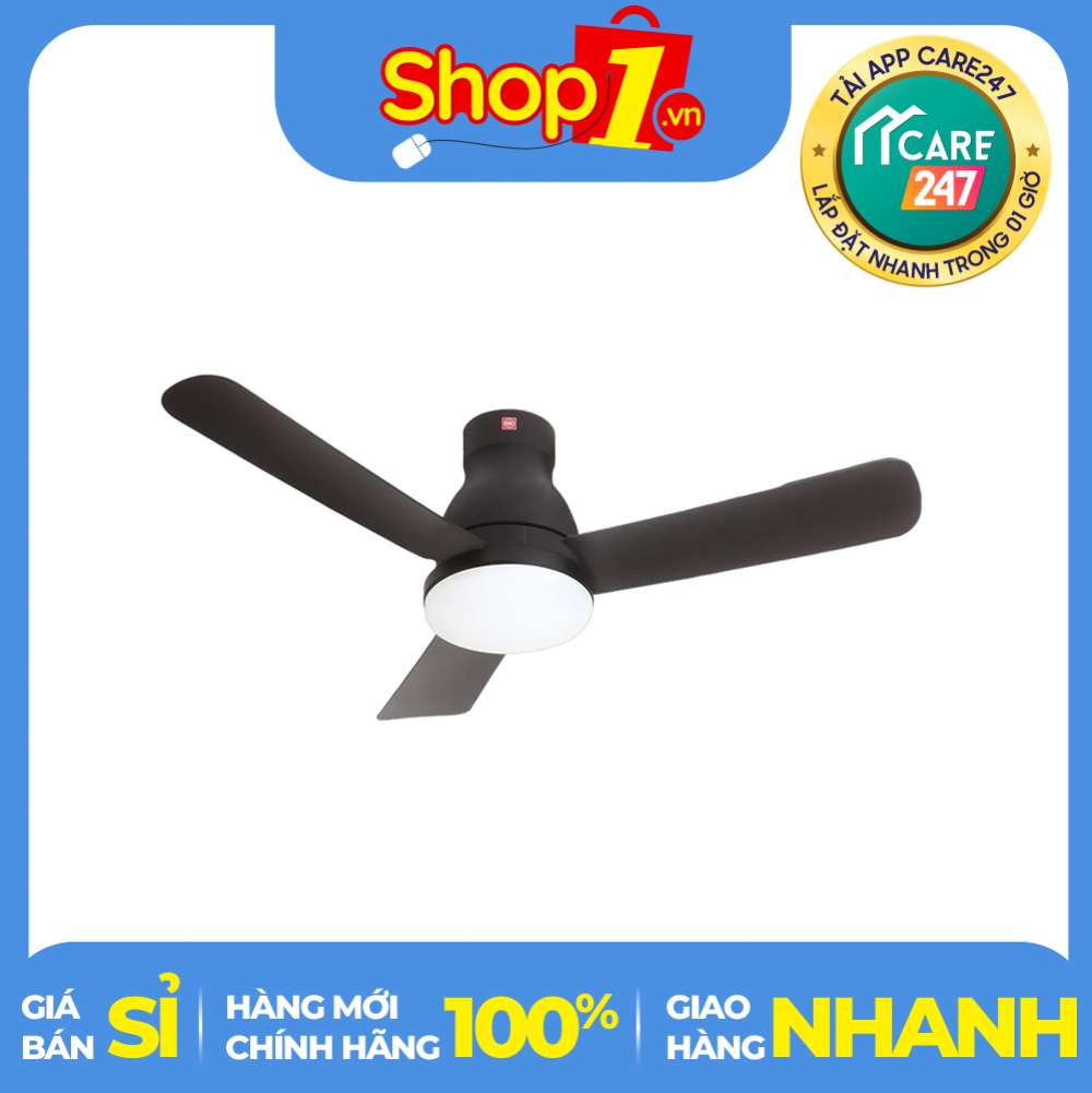 Quạt trần KDK U48FP Đen