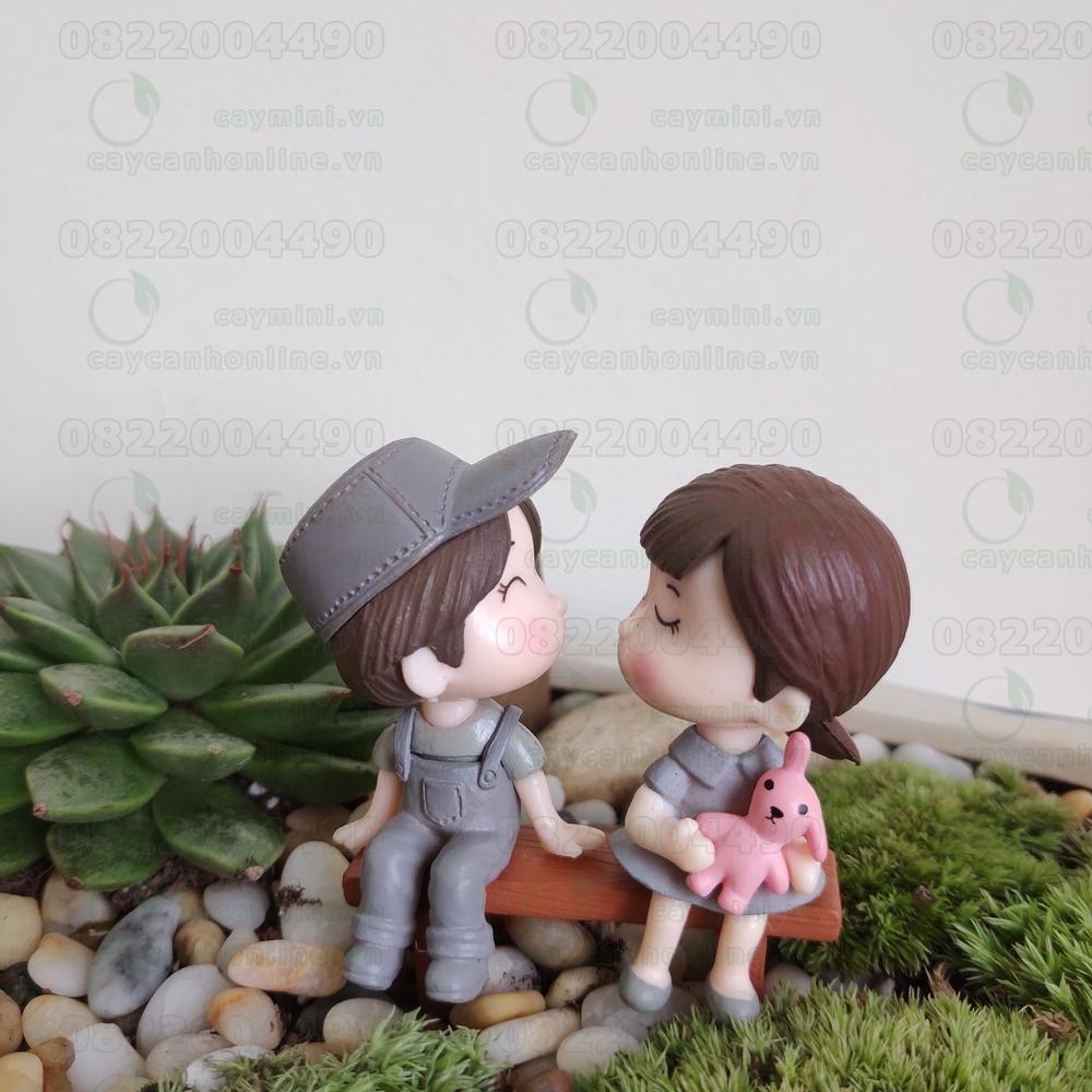 Đôi búp bê tình nhân - Trang trí tiểu cảnh Terrarium