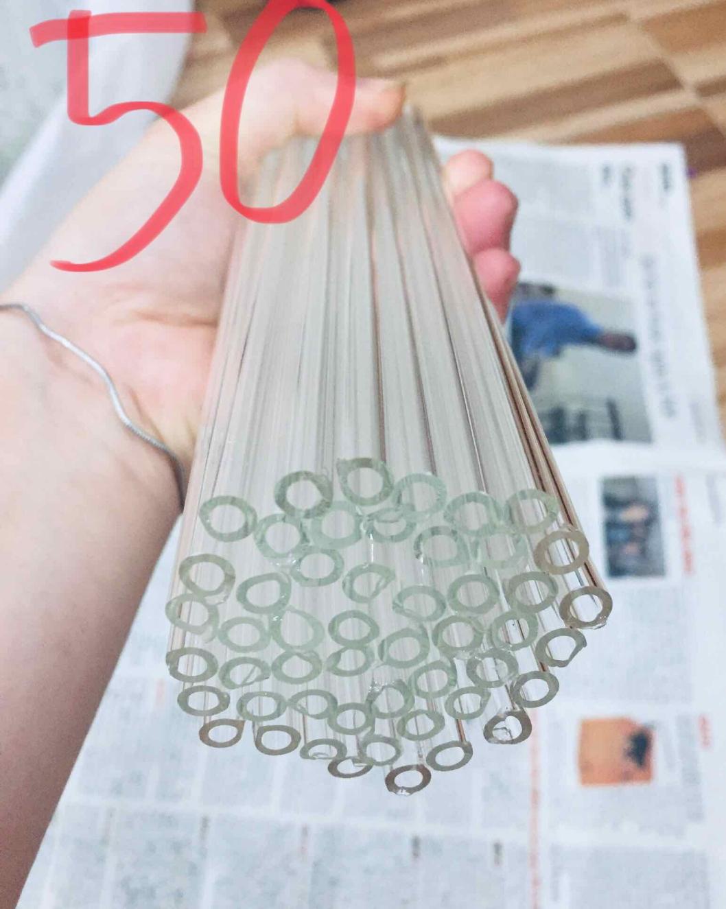 ống thủy tinh combo 50 ống thủy tinh đức màu trắng fi6 dài 20 cm - Lấy càng nhiều giá càng rẻ, khach sỉ liên hệ trực tiếp shop , shop chuyên sỉ !