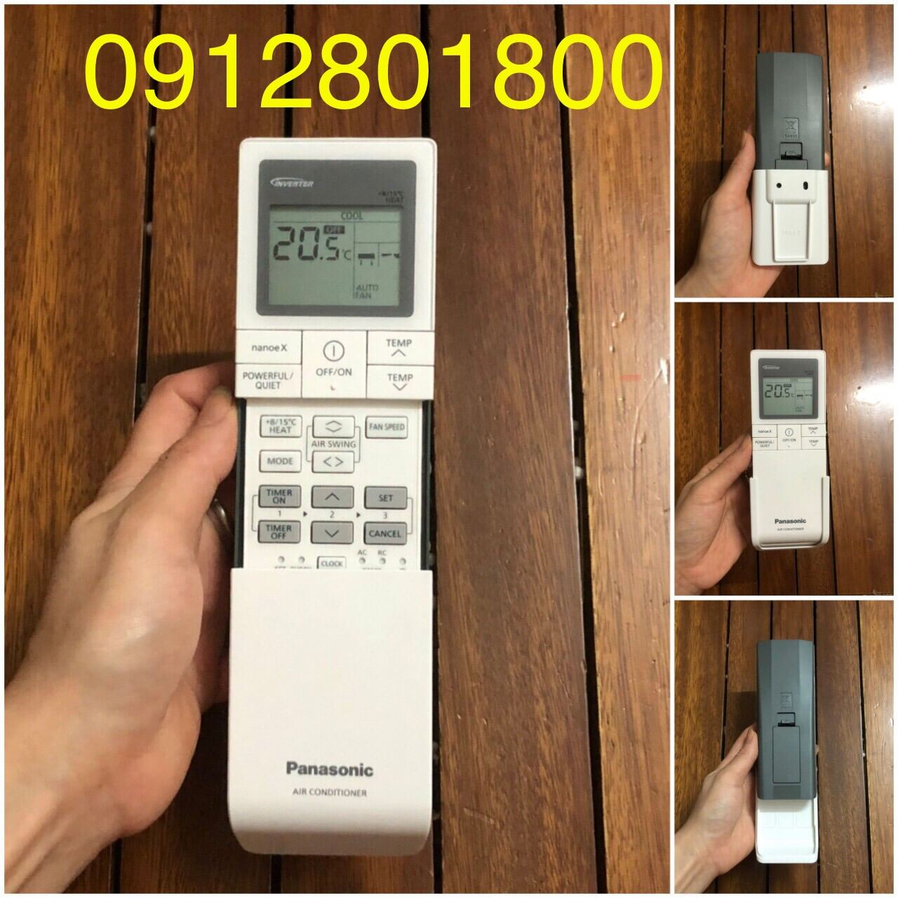 Remote Điều khiển điều hòa máy lạnh PANASONIC INVERTER Hai chiều