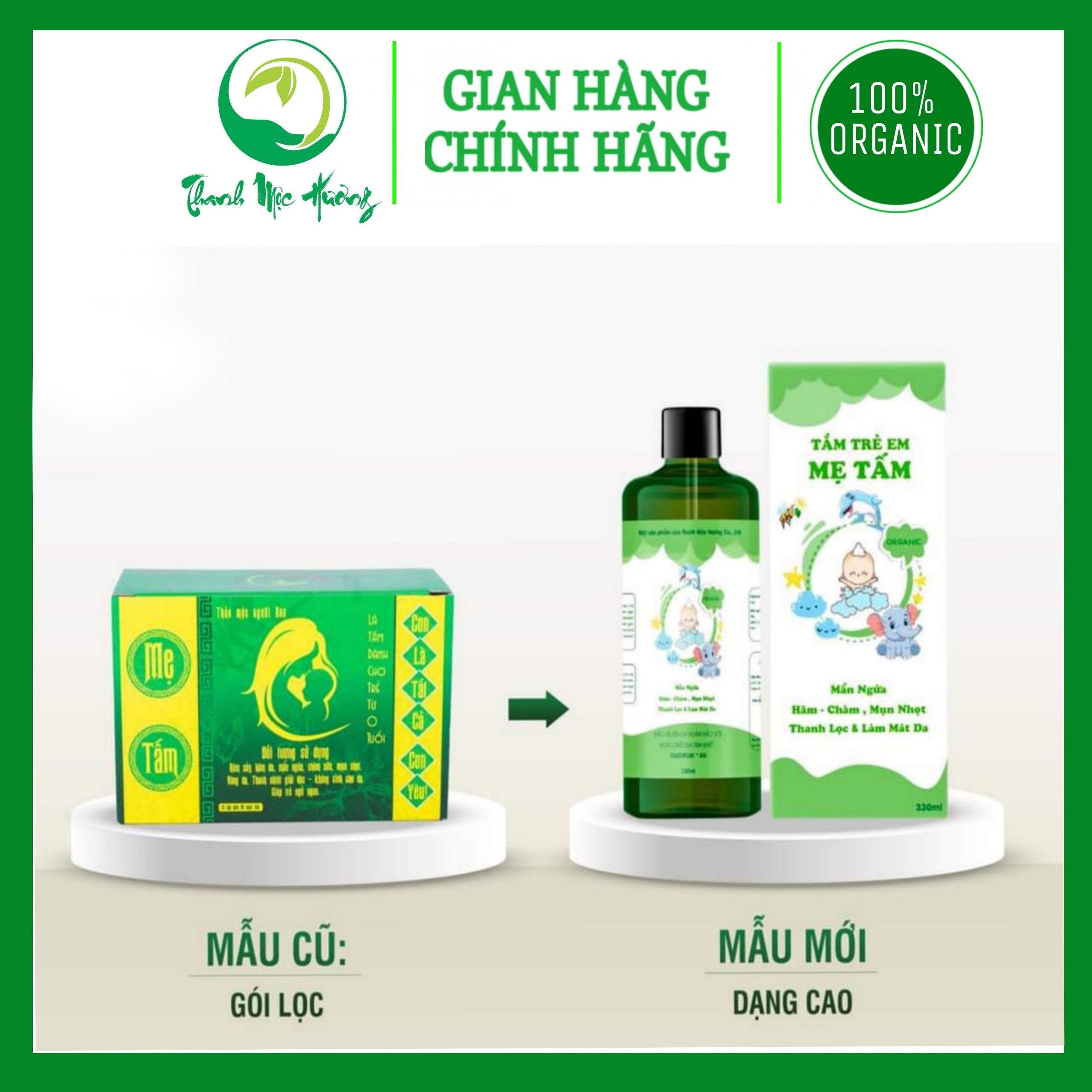 [HCM]Cao nước Tắm Thảo Mộc Cho Bé Mẹ Tấm -Thanh Mộc Hương