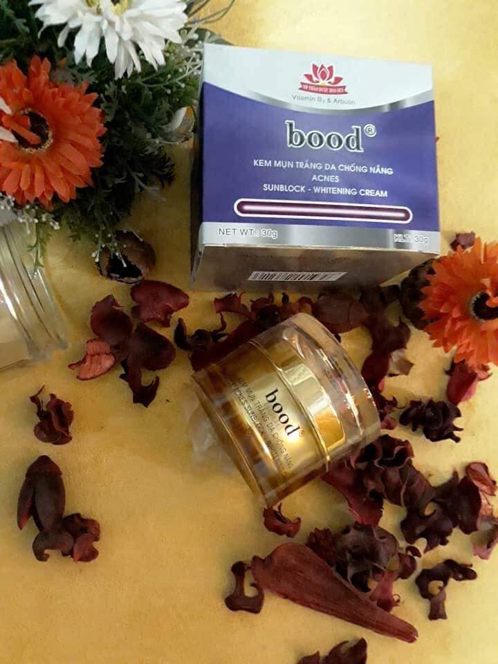 Kem mụn, trắng da, chống nắng bood 10g