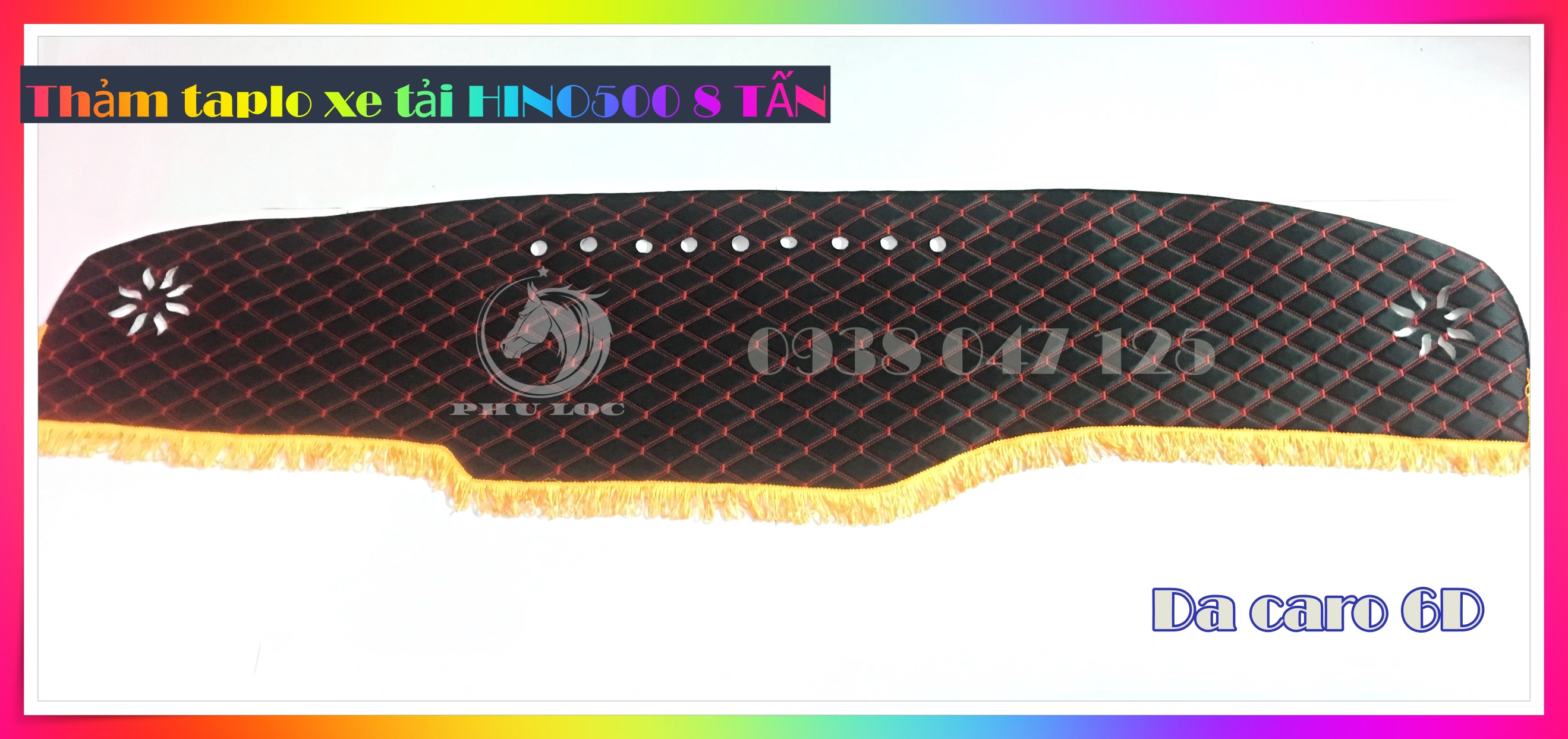 Thảm chống nắng taplo xe tải HINO 500 8 TẤN FG