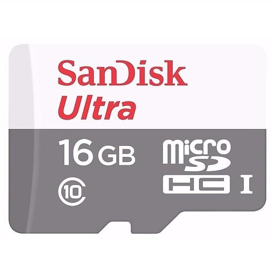 [HCM]Thẻ Nhớ Sandisk Micro SD Ultra II 16GB Class 10 - 80MB/s (không Adapter)