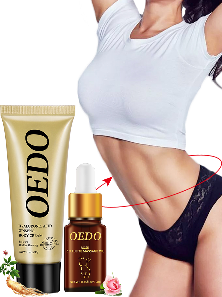 OEDO Kem massage và tinh dầu massage giảm béo thúc đẩy đốt mỡ cho eo và chân, làm săn chắc da - INTL