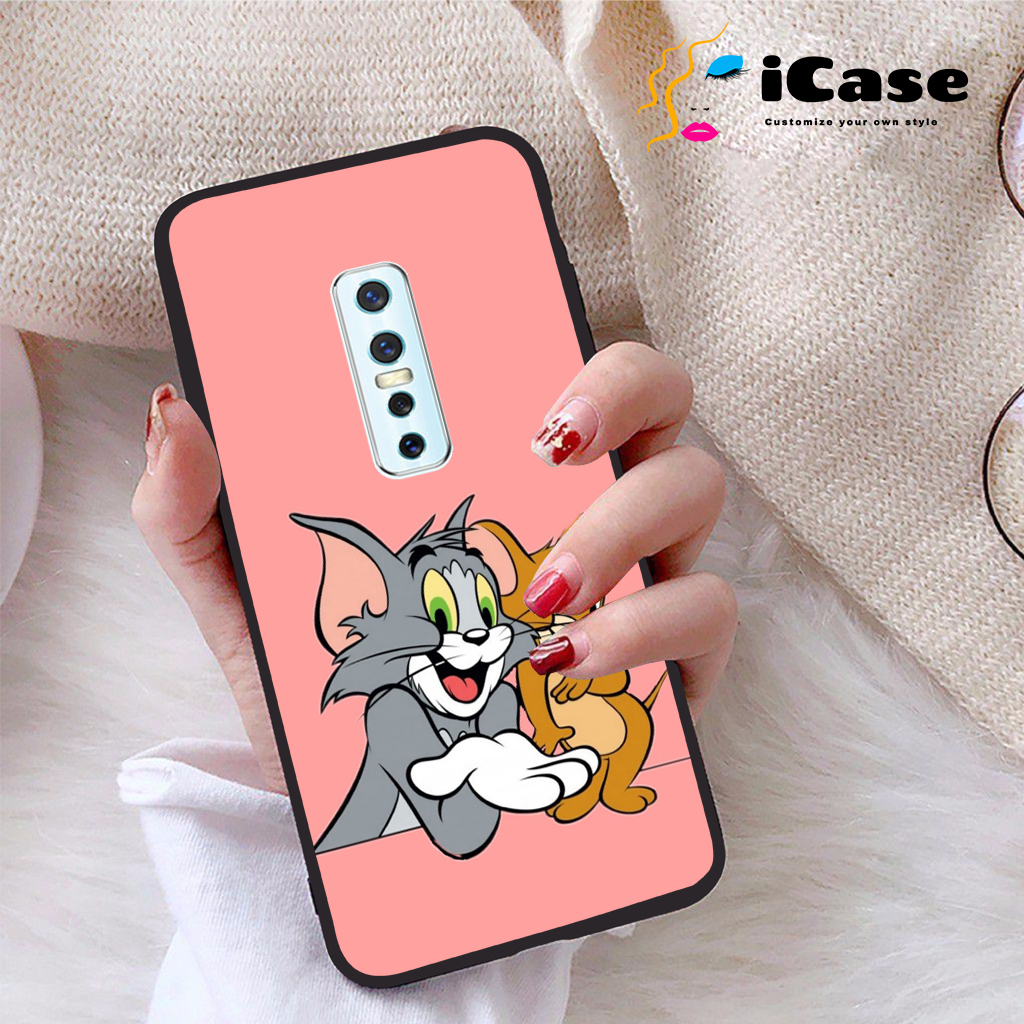 Ốp lưng vivo v17 pro viền dẻo tpu bst pinky