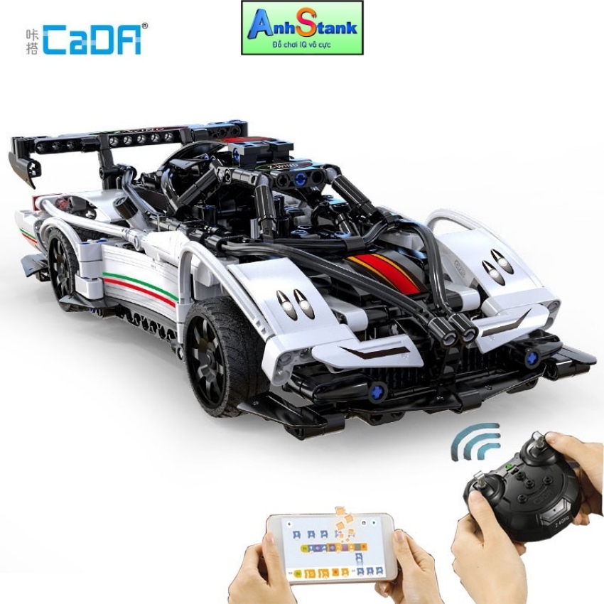 Đồ chơi technic Ô tô điều khiển từ xa có khả năng lập trình C51054W 457 chi tiết tương thích 9686 Siêu Xe Z-WIND Chạy Bằng Pin Sạc được bảo hành 1:1 1 tháng bởi Anhstank - Đồ chơi IQ vô cực
