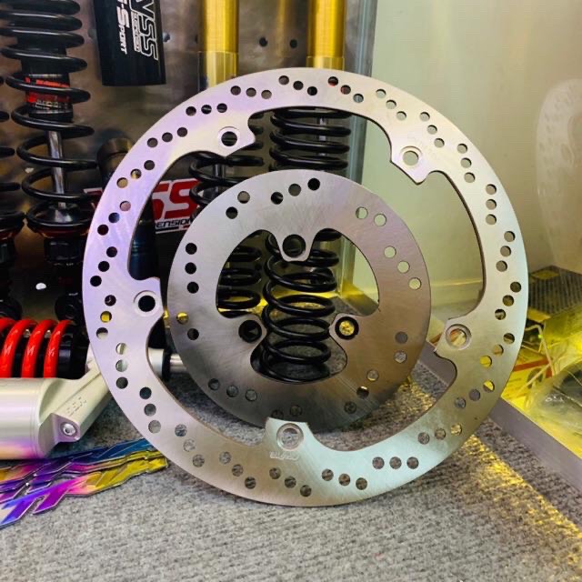Đĩa thắng trước / sau raider & satria kiểu zin