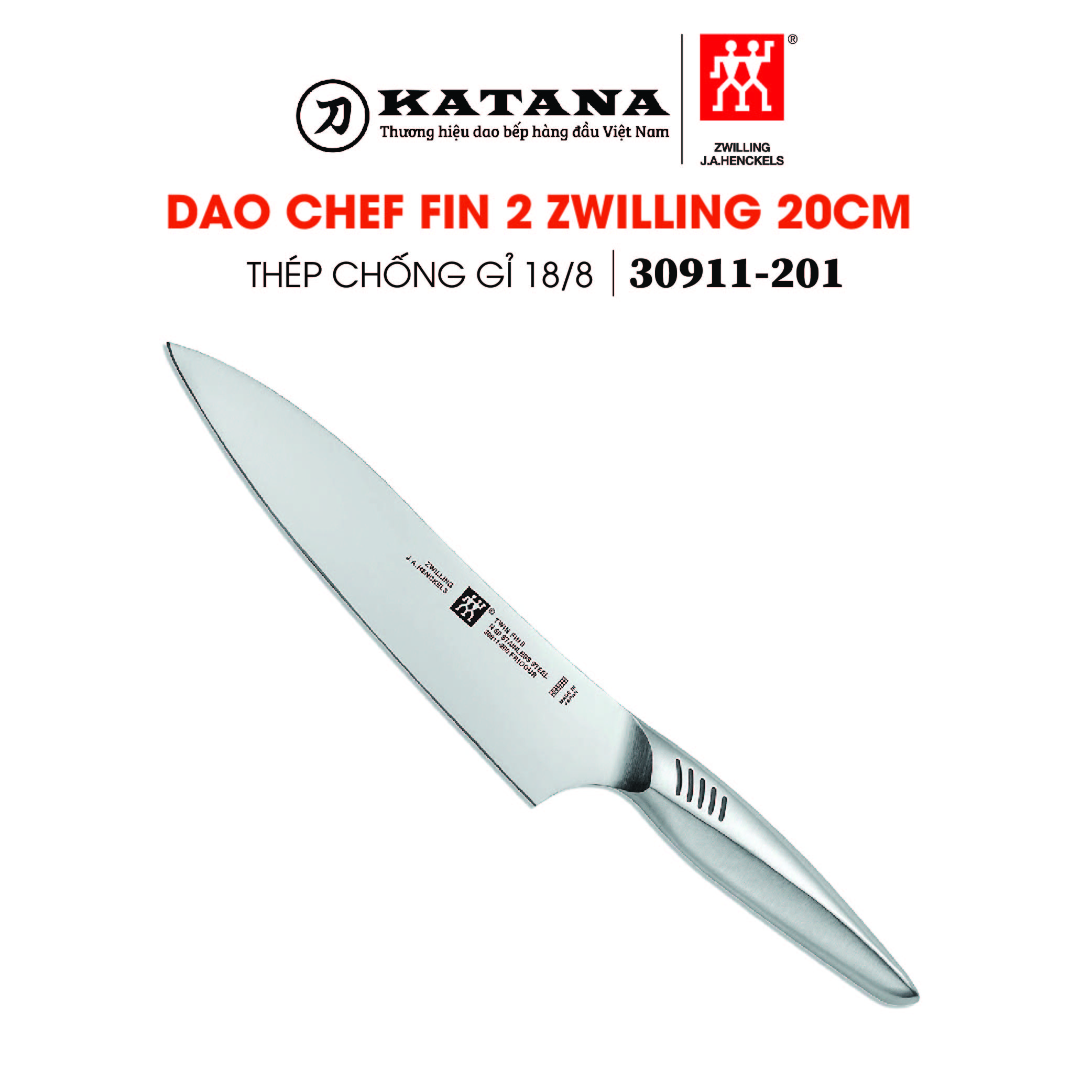 Zwilling - dao chef fin 2 - 20cm