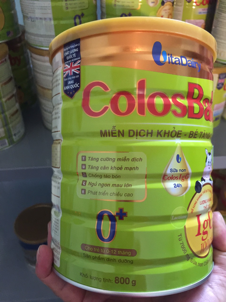 Sữa colosbaby 1000igg gold 0+ 800g