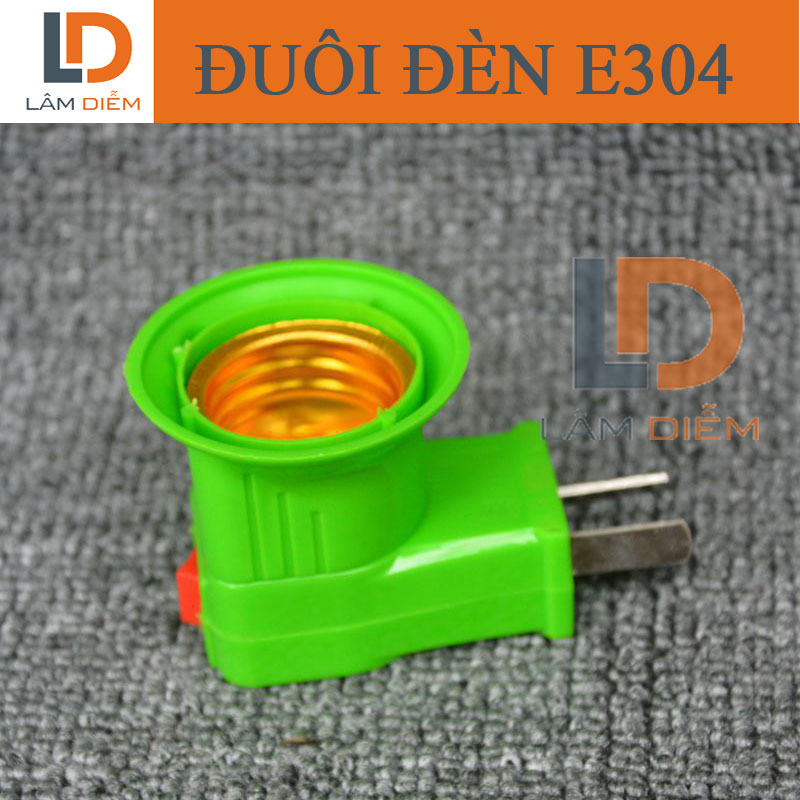 Đuôi đèn e 27 có công tắc e304