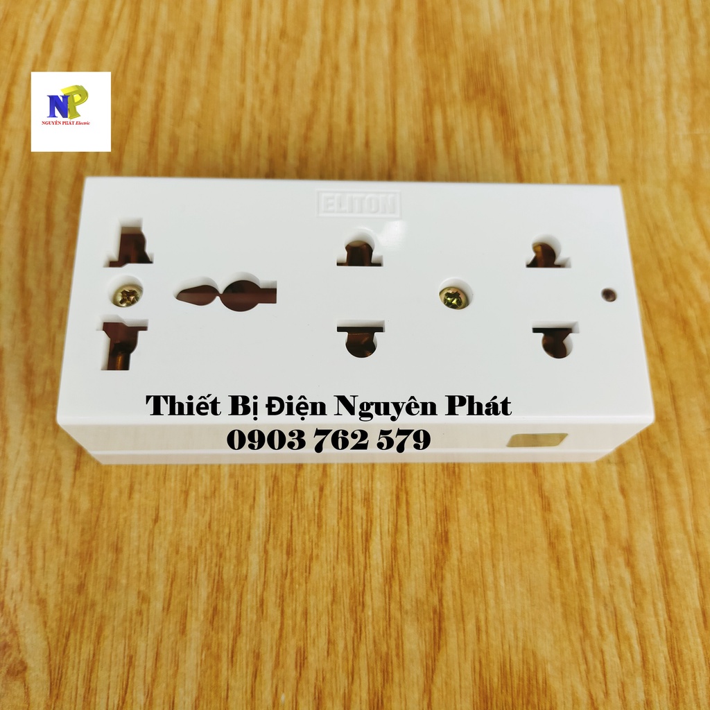 Ổ cắm 3 cửa đa năng 16a-220v - 50/60hz