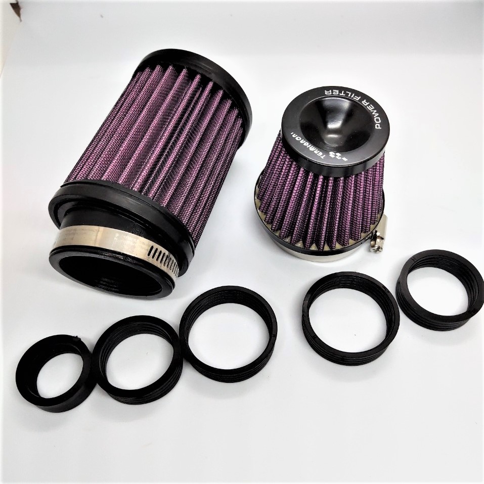 LỌC GIÓ TRỤ LƯỚI THÉP ĐỘ NHƯ ZIN CHO CÁC LOẠI XE MÁY , PÔ E TĂNG TỐC ĐỘ XE MÁY NHƯ ZIN