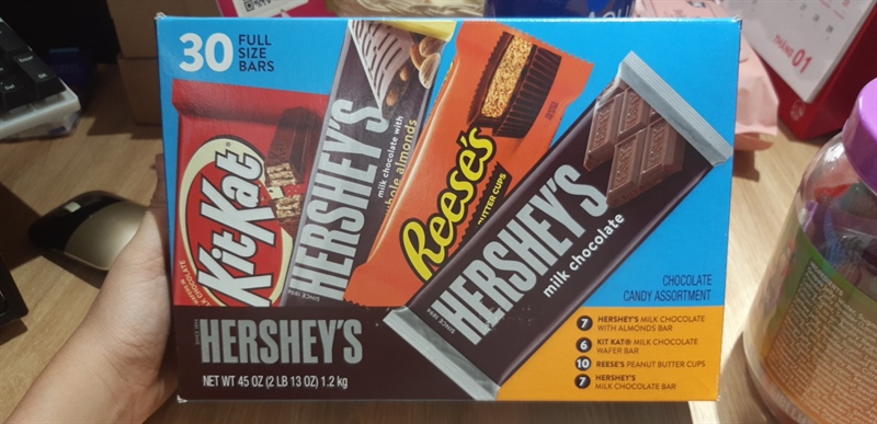 Socola Hershey s KitKat Hộp 1.2kg 30 thanh