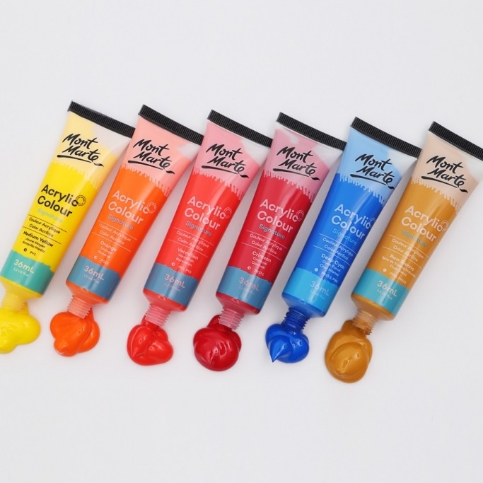 Màu Acrylic Studio Mont Marte Dạng Tuýp 75ml