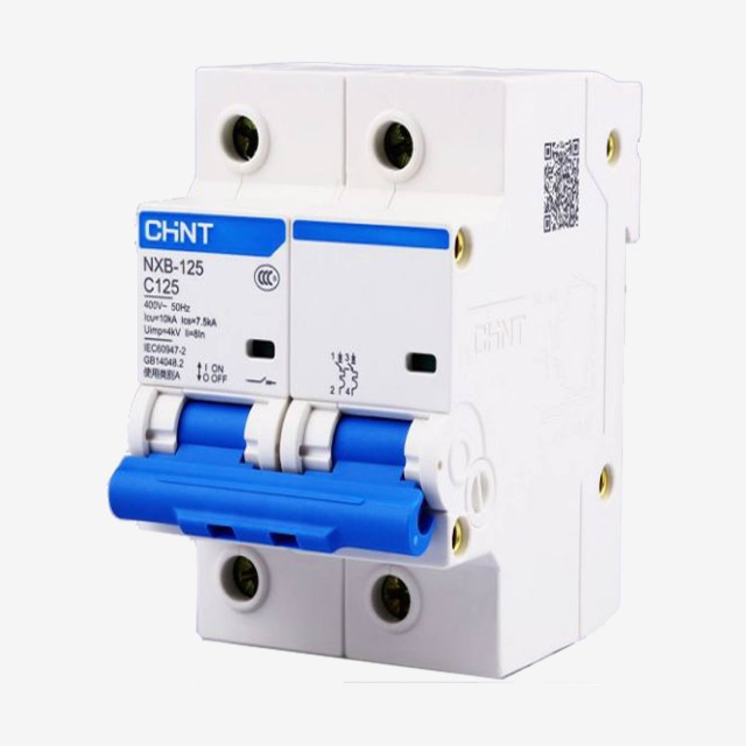 Cb tép nxb2-125 dòng cắt 10ka 2 cực