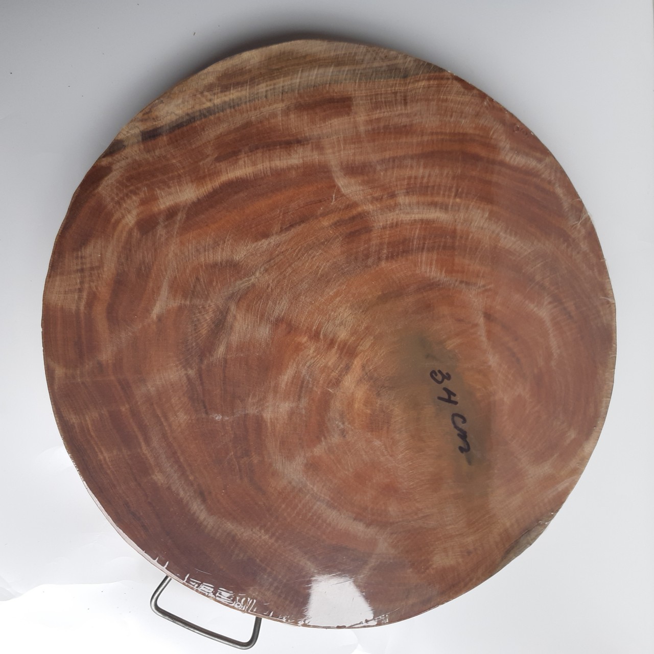 Thớt gỗ nghiến cao cấp đường kính 34 cm dày 5cm