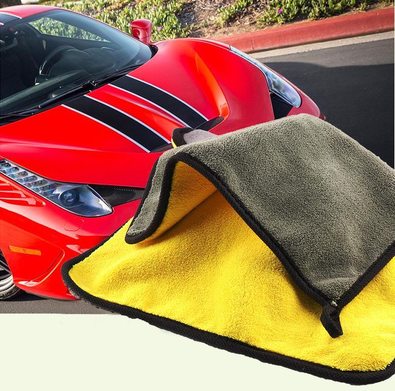 Khăn lau ô tô siêu thấm 2 mặt 30cm x 40cm