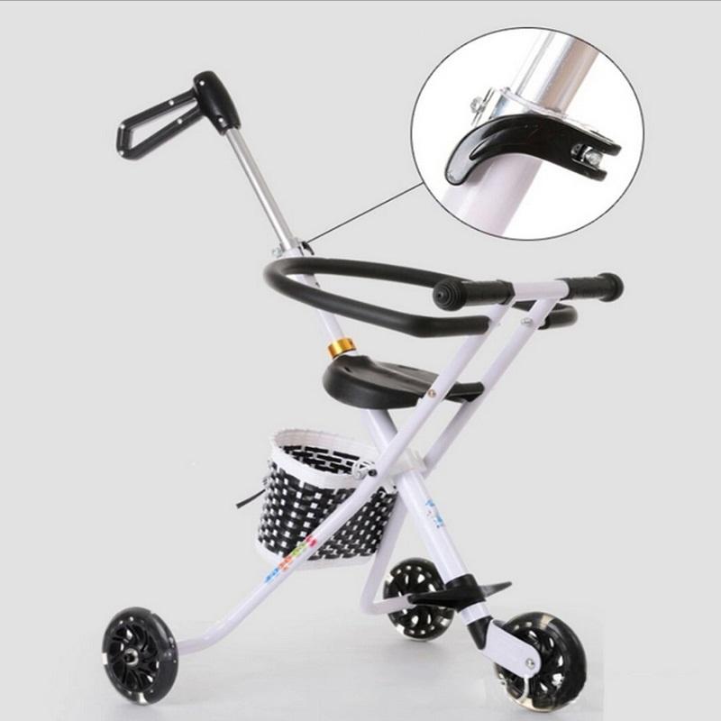 Xe đẩy siêu thị 5 bánh gấp gọn cho bé - gian hàng gia dụng đảm bảo