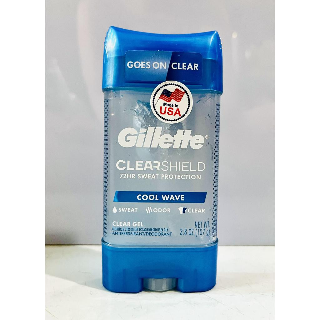 [USA] Lăn khử mùi nam dạng Gel Gillette Cool Wave 107g Endurance mẫu mới - Mỹ