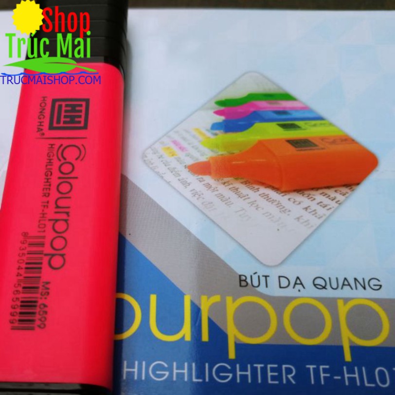 Bút Dạ Quang Hồng Hà - Bút Nhớ Nhiều màu