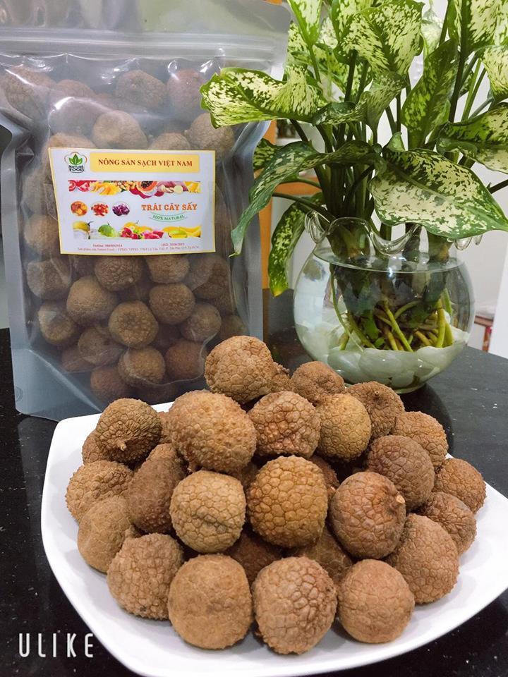 Vải thiều lục ngạn sấy khô loại 1 - 1kg