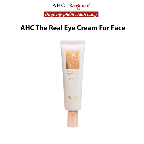 Kem dưỡng ẩm 2 trong 1 cho mắt và mặt ahc the real eye cream for face 60ml