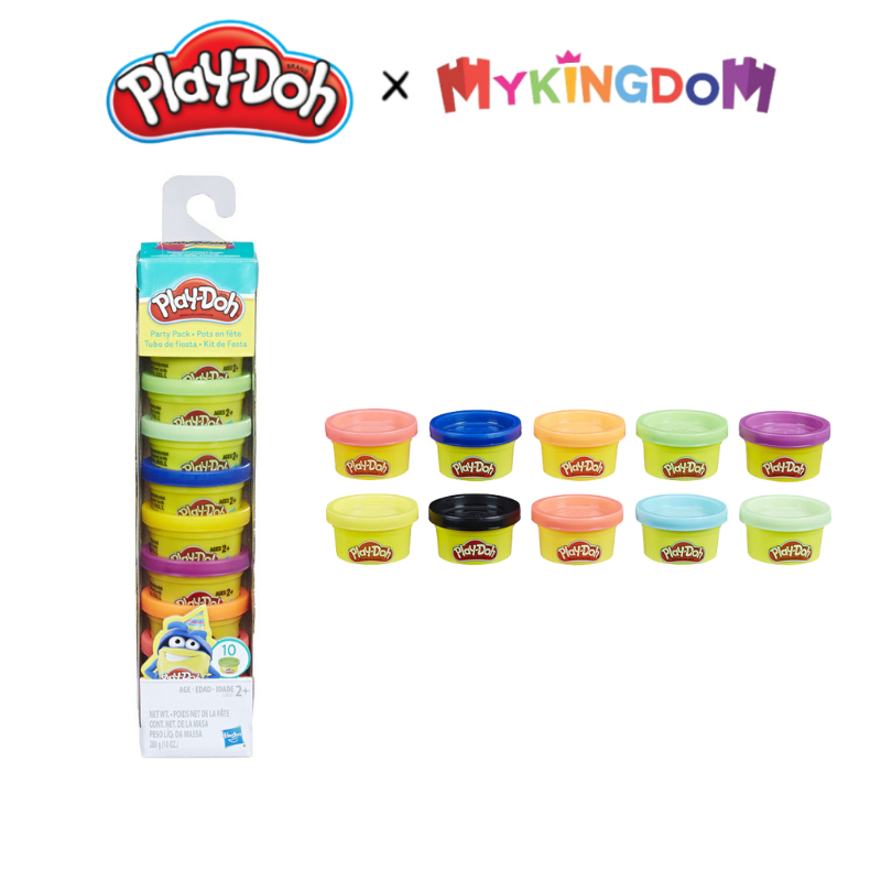 Ống bột nặn 10 màu playdoh 22037