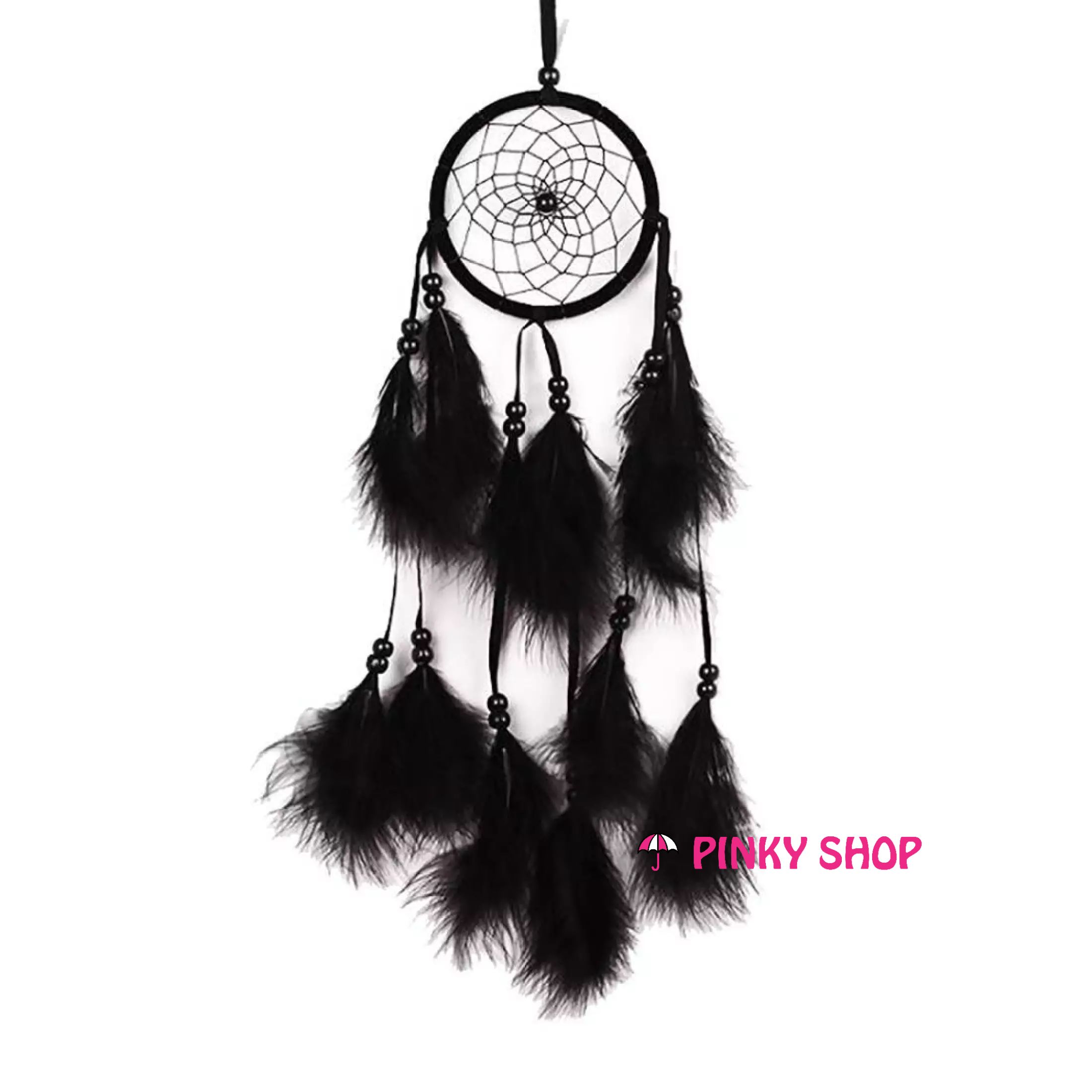 Dreamcatcher treo tường, Dreamcatcher handmade, dream catcher handmade màu đen Vintage decor trang trí phòng Pinky Shop mã DRD34