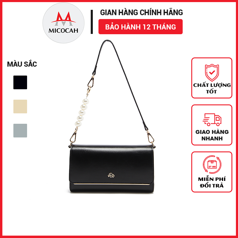 Túi Xách Đeo Chéo Nữ Chính Hãng MICOCAH Dáng Công Sở Thời Trang Đi Làm Dự Tiệc Da Cao Cấp Cực Đẹp MC81 - Micocah Mall