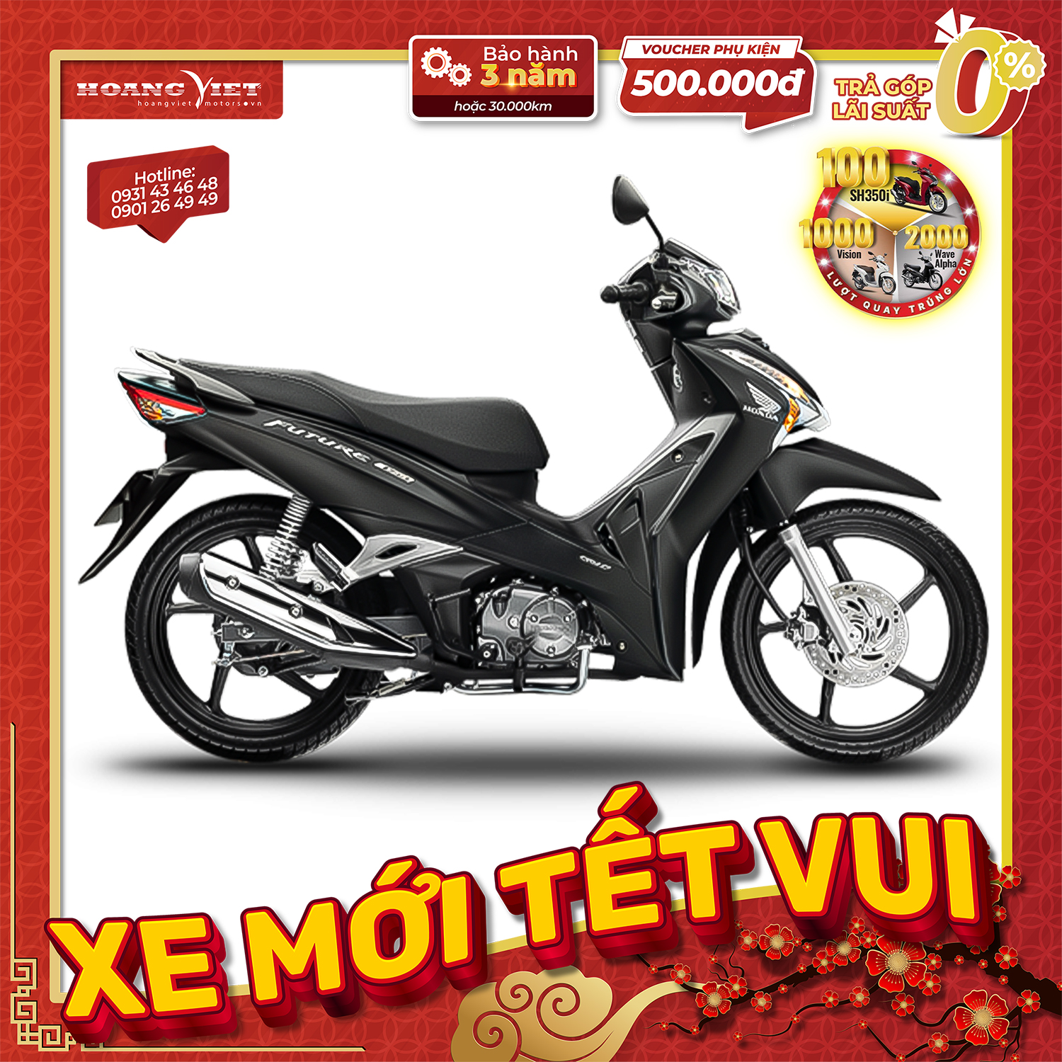 Xe Máy Honda FUTURE 125 FI phiên bản đặc biệt 2022