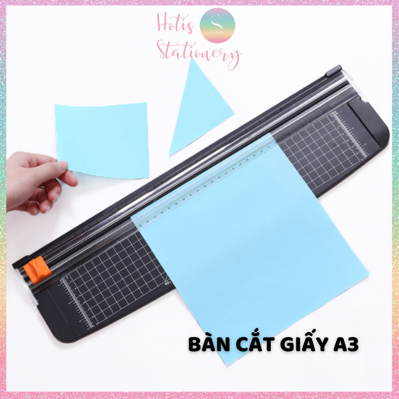 Bàn cắt giấy A3 HOTIS cỡ lớn 45.6x13cm làm thủ công handmade DIY