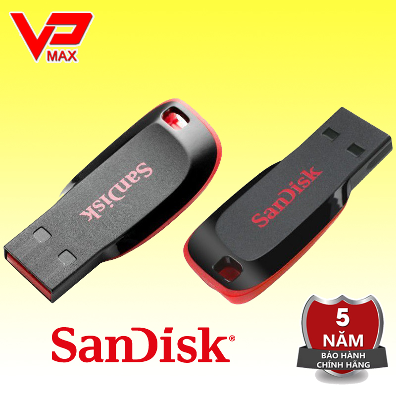 USB 32GB 16GB Sandisk CZ50 mini siêu nhỏ chống nước chống cửa từ  Bảo hành 5 năm - VPMAX Store - usb 16gb, usb sandisk, usb mini