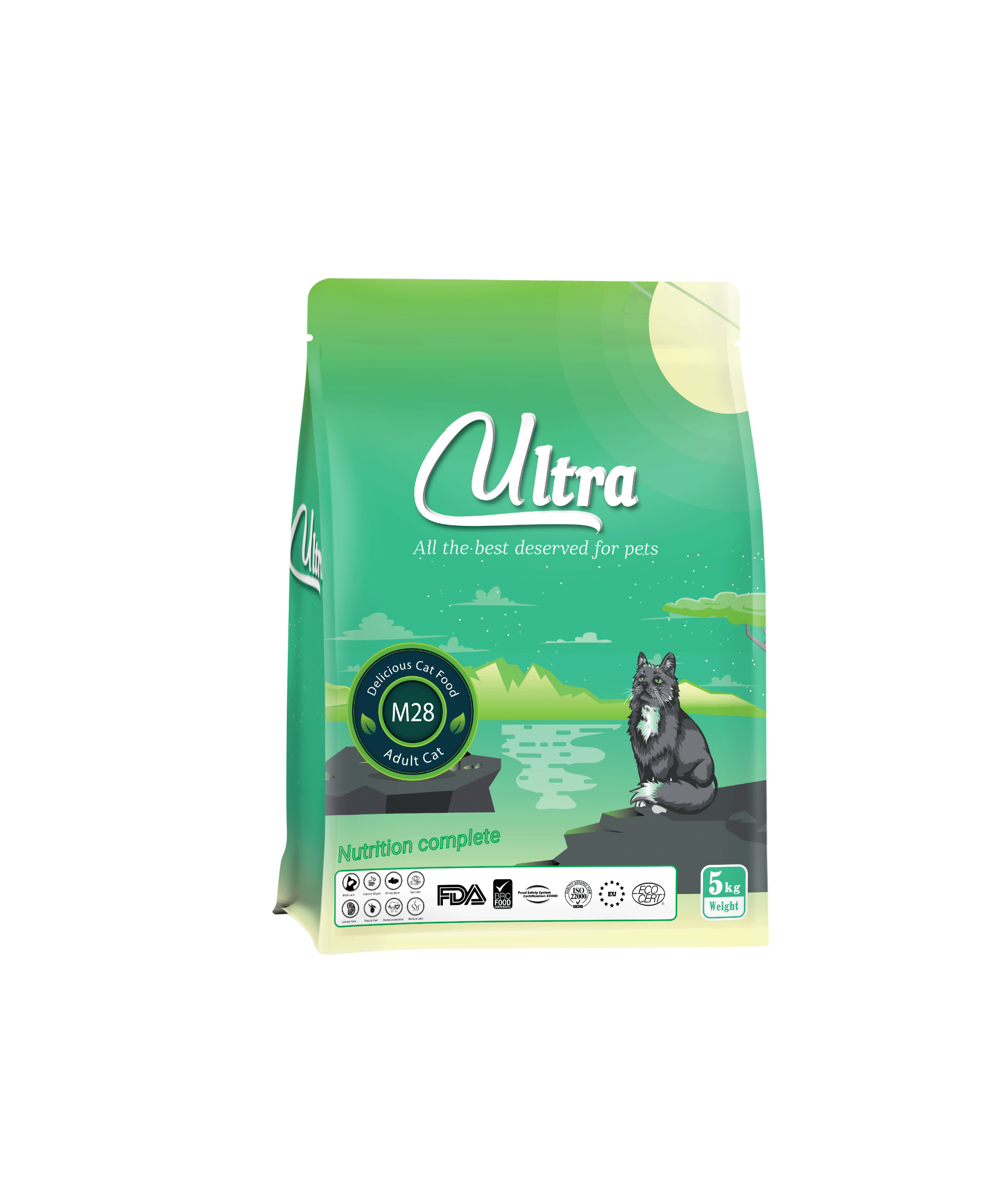 Thức ăn hạt cho mèo trưởng thành Ultra M28 túi chiết 1kg