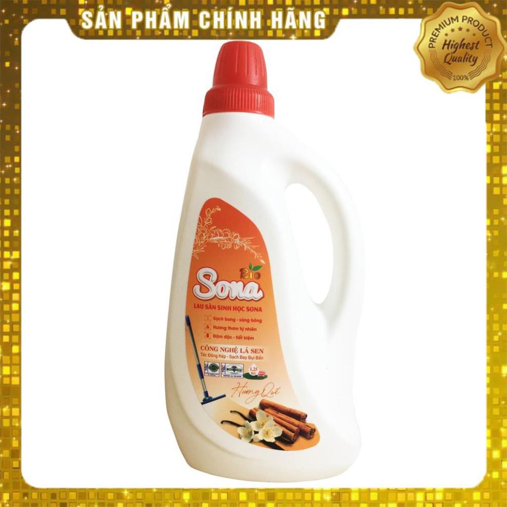 Nước lau sàn sona 1.25kg hương quế