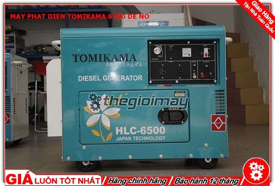 Máy phát điện Tomikama HLC-6500 công suất 5kva chống ồn