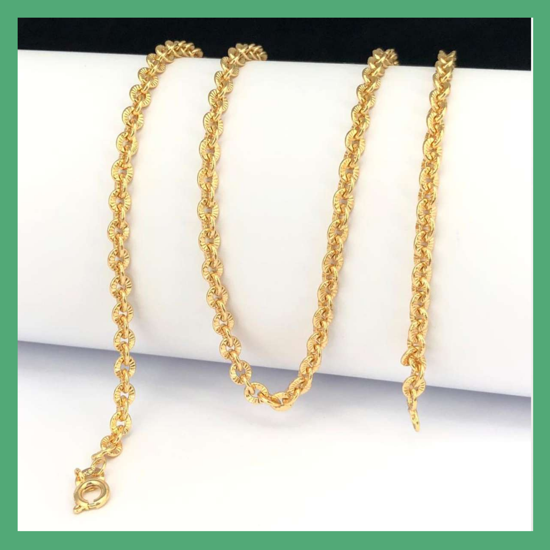 DÂY CHUYỀN NAM NỮ MẠ VÀNG GOLDEN B 18K CAO CẤP M132