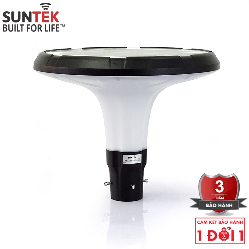 Đèn công viên sân vườn năng lượng mặt trời suntek cv05 100w - chiếu sáng 24 giờ | chống nước/bụi/sét | tự động bật/tắt | điều khiển từ xa | tuổi thọ đèn led 50.000 giờ - hàng chính hãng - bảo hành 3 năm 1 đổi 1