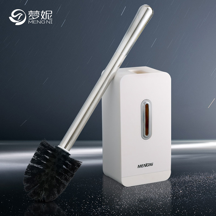 Bộ Hộp Đựng Cọ Toilet Thông Minh Dính Tường Mengni