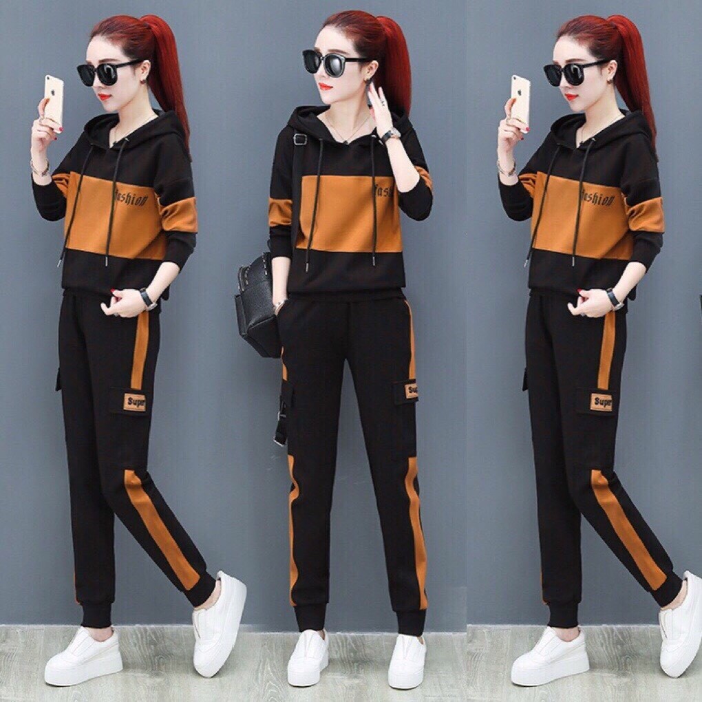 Bộ đổ thể thao có mũ cực đ