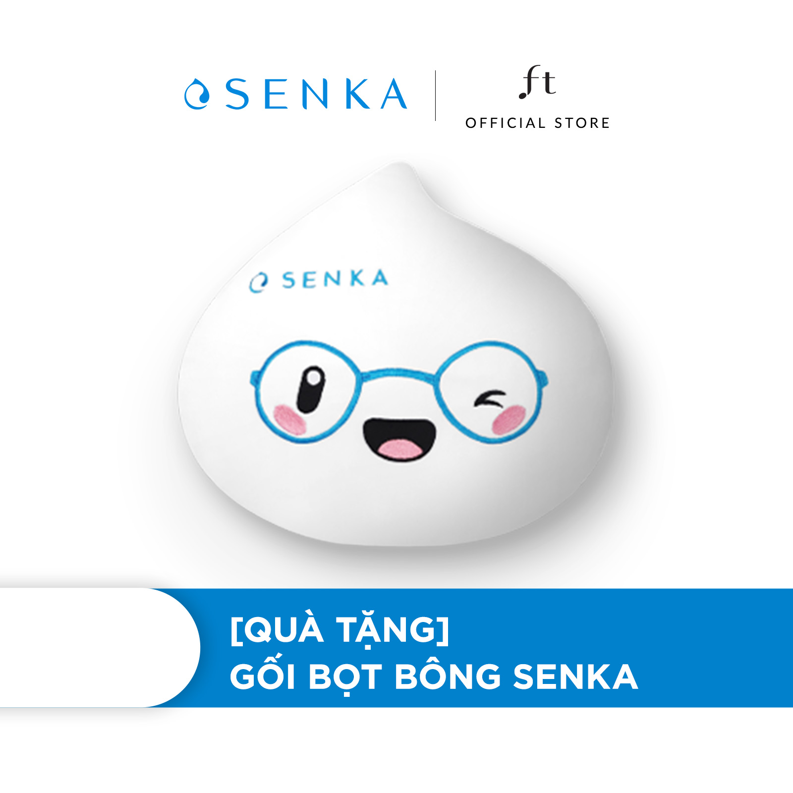 Gối bọt bông senka