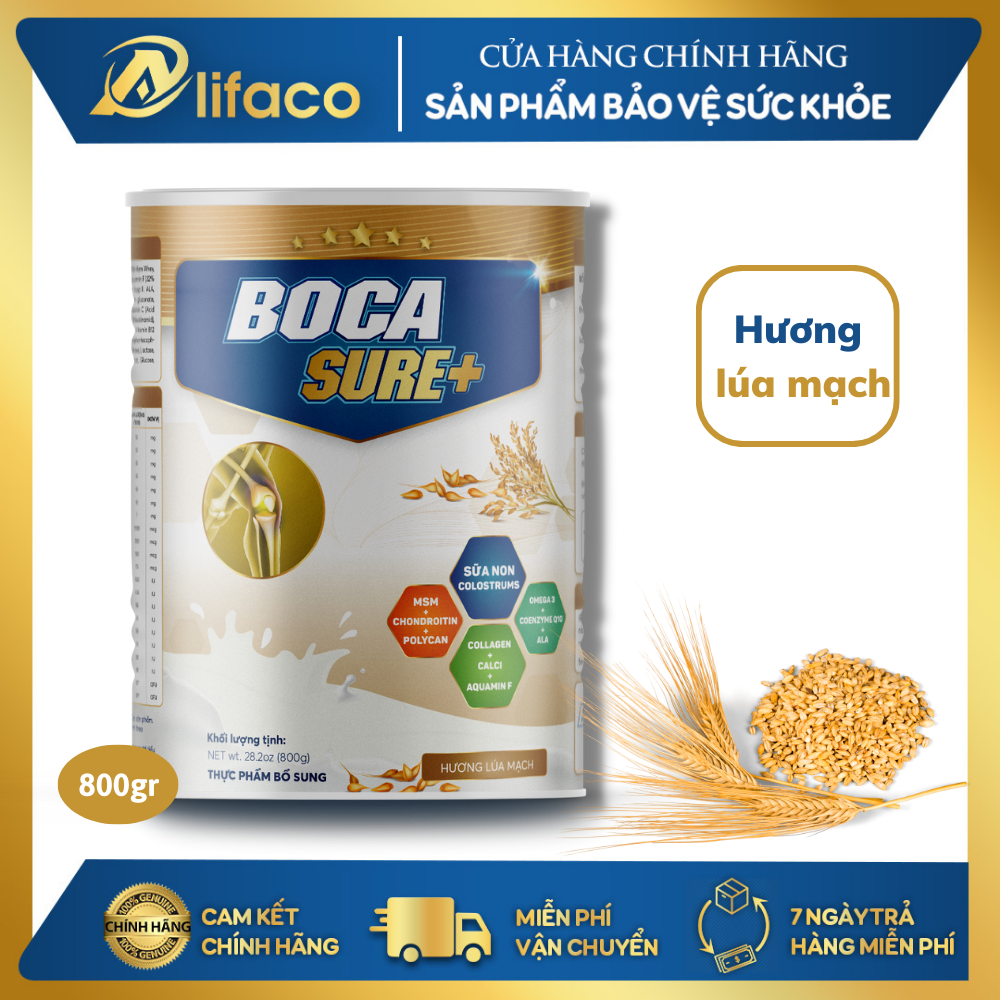 Hộp 800gr boca sure hỗ trợ xương khớp-sữa non nhập khẩu từ mỹ