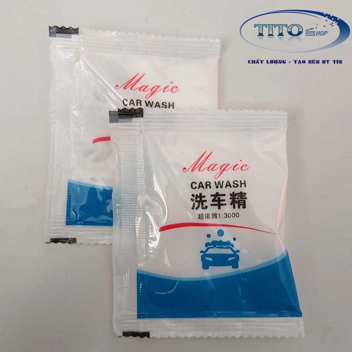 Bột chuyên dụng rửa xe MAGIC 6g siêu sạch - chuyên dùng rửa xe ô tô, xe máy - tạo bọt tuyết