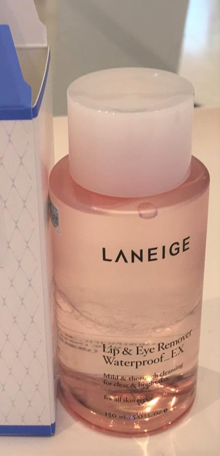 Nước tẩy trang Laneige Lip & Eye Remover Waterproof dành cho mắt và môi  150ml chính hãng