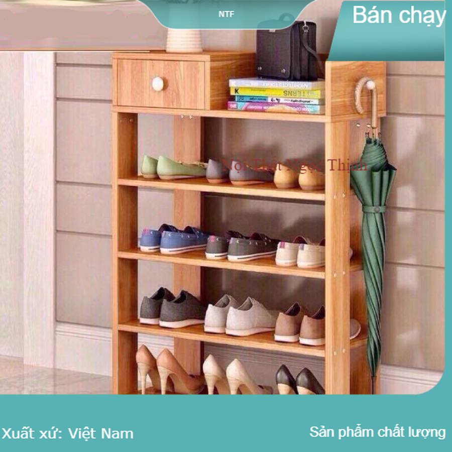 SỈ TOÀN QUỐC TỪ XUONG NGỌC THỊNH RẺ VÔ ĐỊCH KỆ ĐỂ GIÀY GỖ 5 TẦNG 80x60x25cm