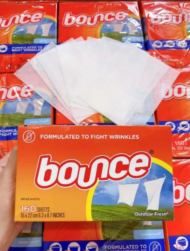 Giấy Thơm Quần Áo Bounce 4 in 1 -160 tờ của Mỹ  Mùi Việt Kiều