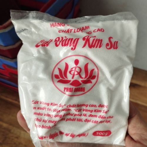 Cát trắng kim sa cắm lư nhan 500g