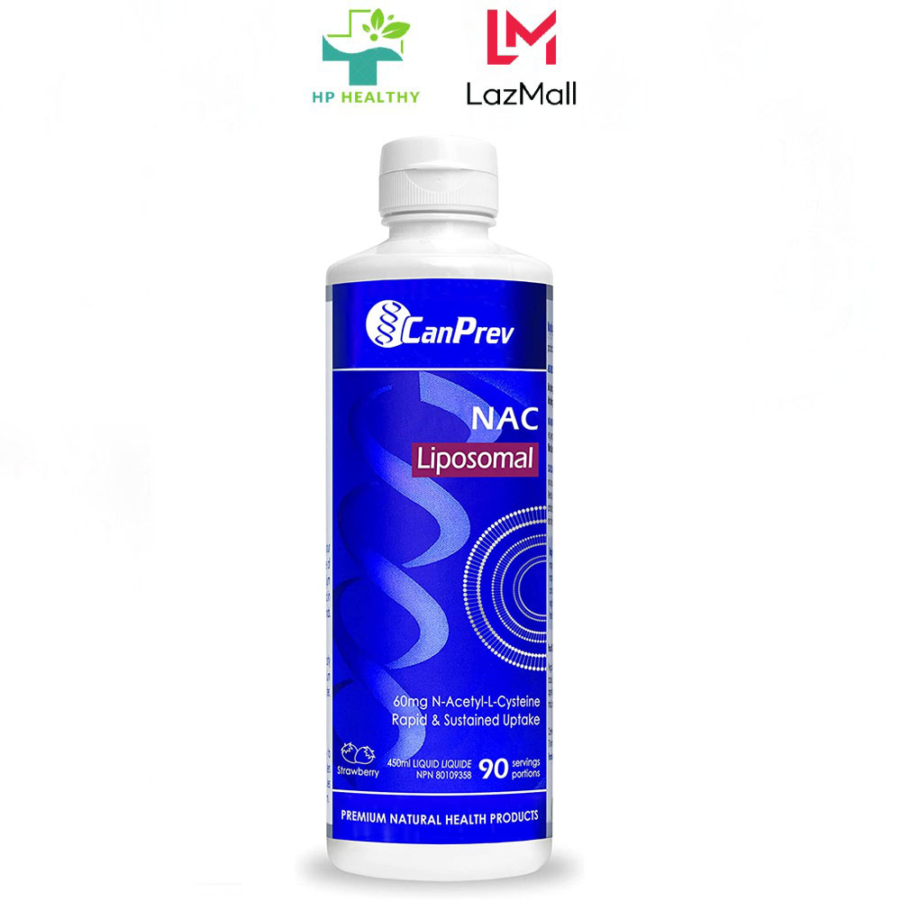 Nac Liposomal Canprev Canada - Vị dâu 450ml